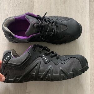 Terra Womens Spider‎ X Black Leather Work and Safety Shoes Sneakers size 9